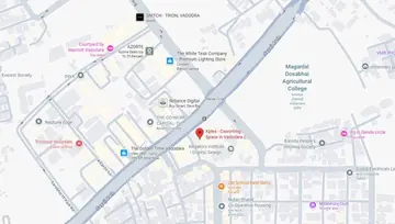 Location of Kplex Alkapur Co-Working space in Alkapuri, Vadodara - Image 293191